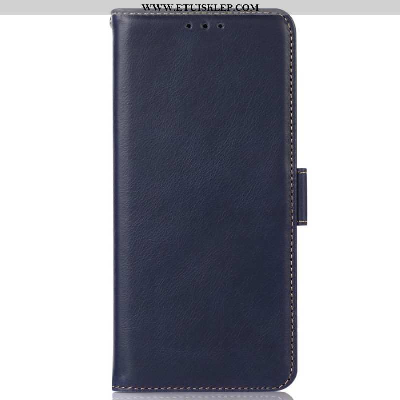 Etui Folio do OnePlus 10T 5G Funkcja Rfid Z Prawdziwej Skóry